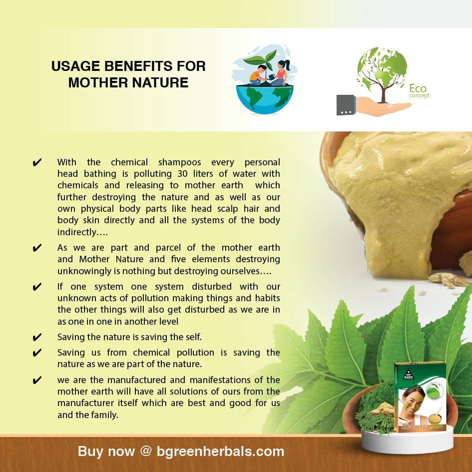 MaaRedu Multhani Mitti and Neem Face Pack Powder