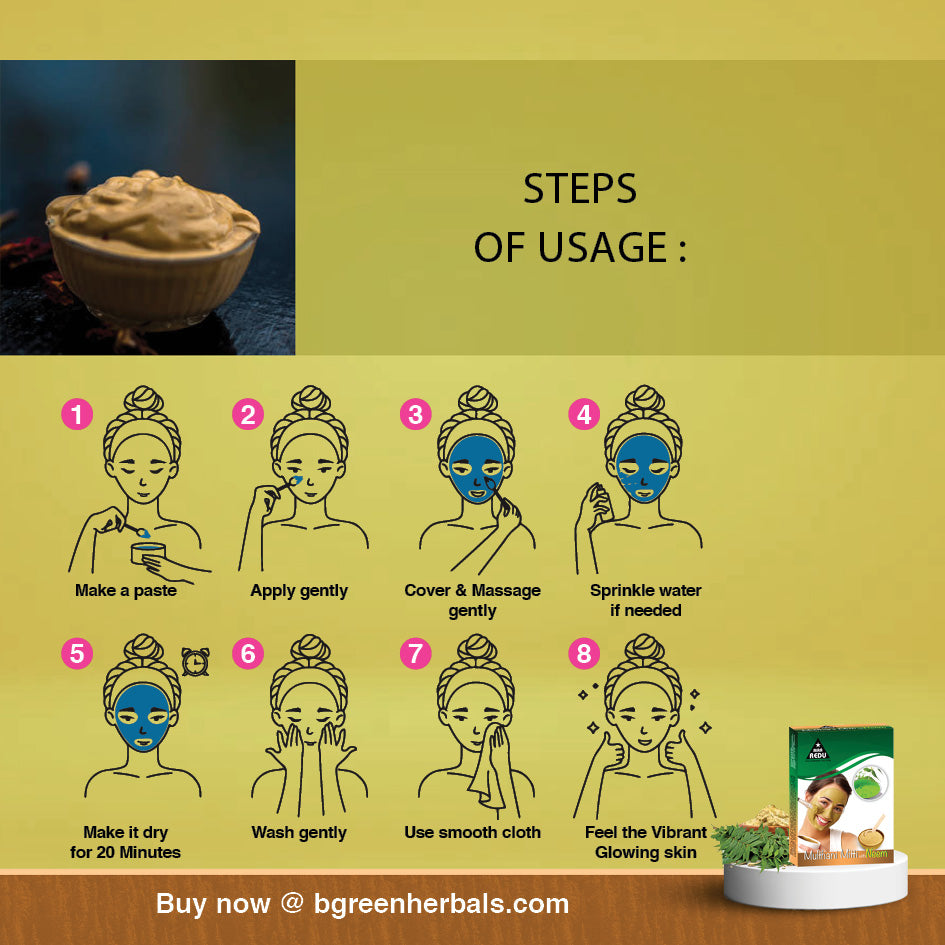 MaaRedu Multhani Mitti and Neem Face Pack Powder