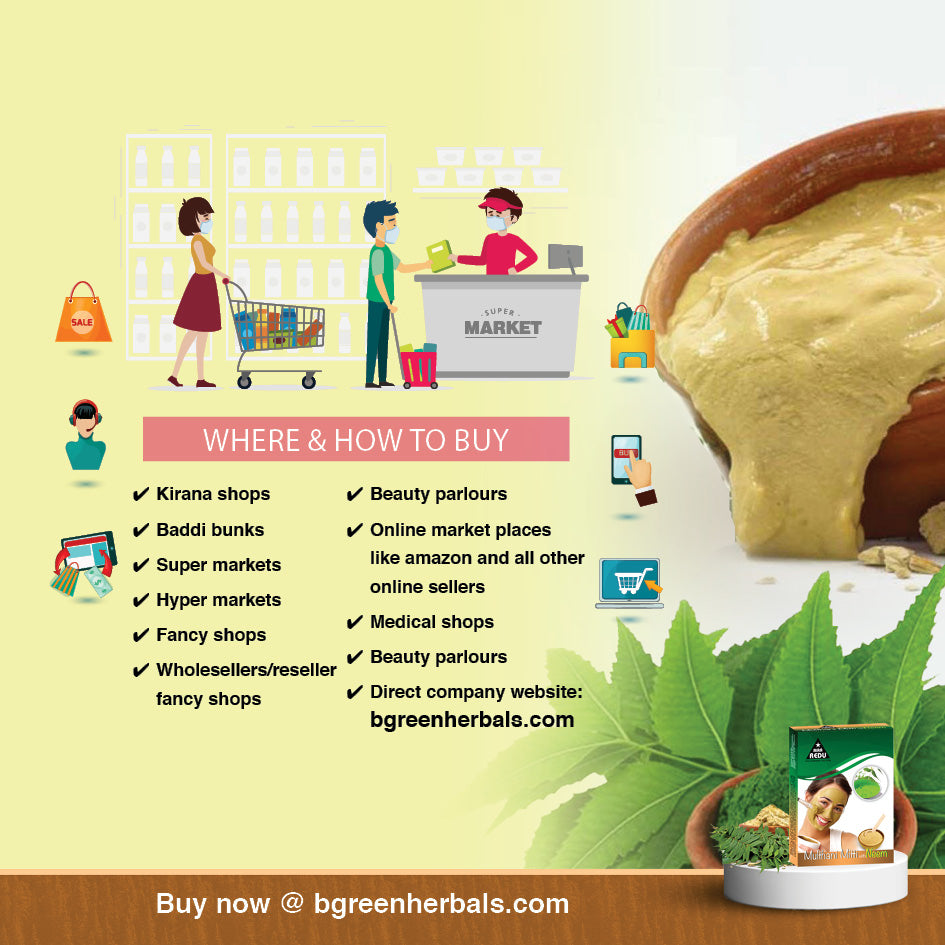 MaaRedu Multhani Mitti and Neem Face Pack Powder