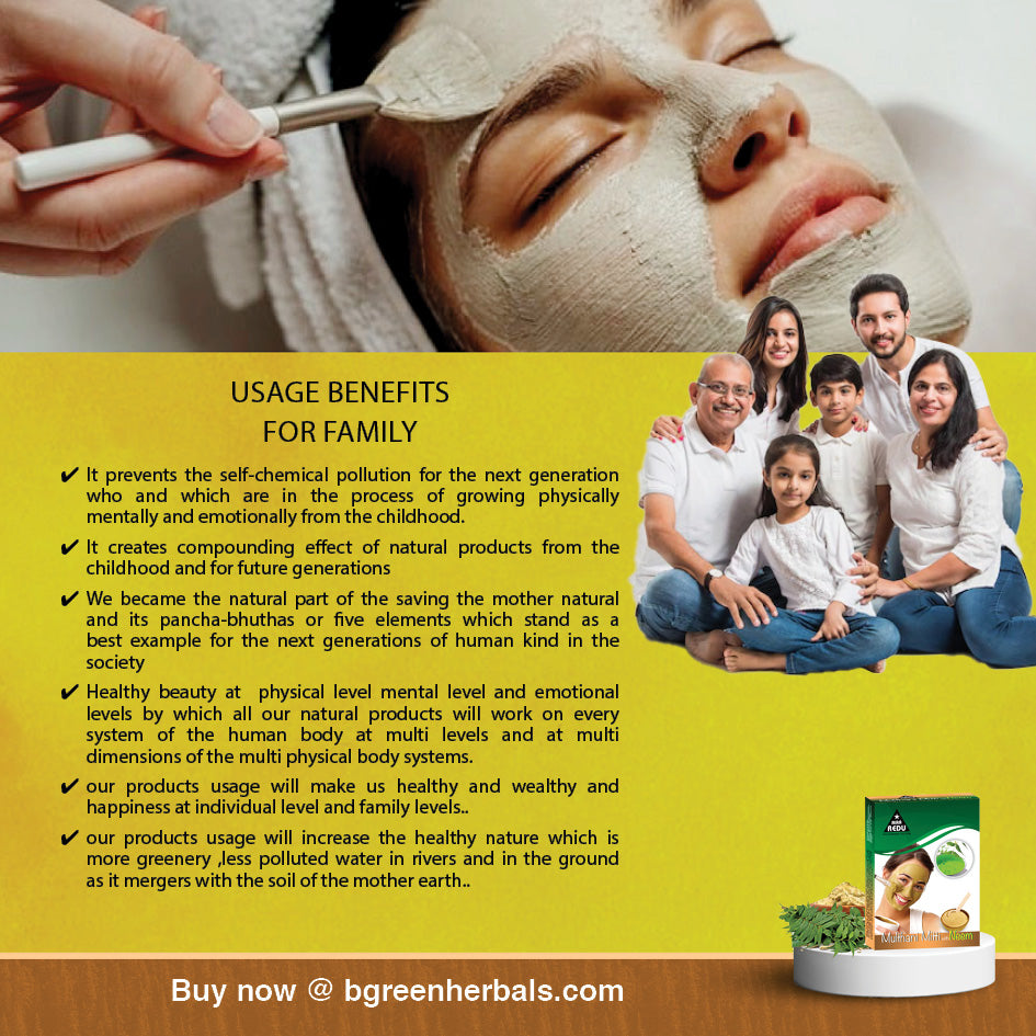 MaaRedu Multhani Mitti and Neem Face Pack Powder