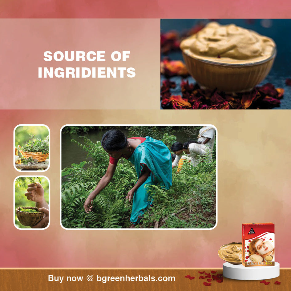 MaaRedu Multhani Mitti and Rose Petal Face Pack Powder