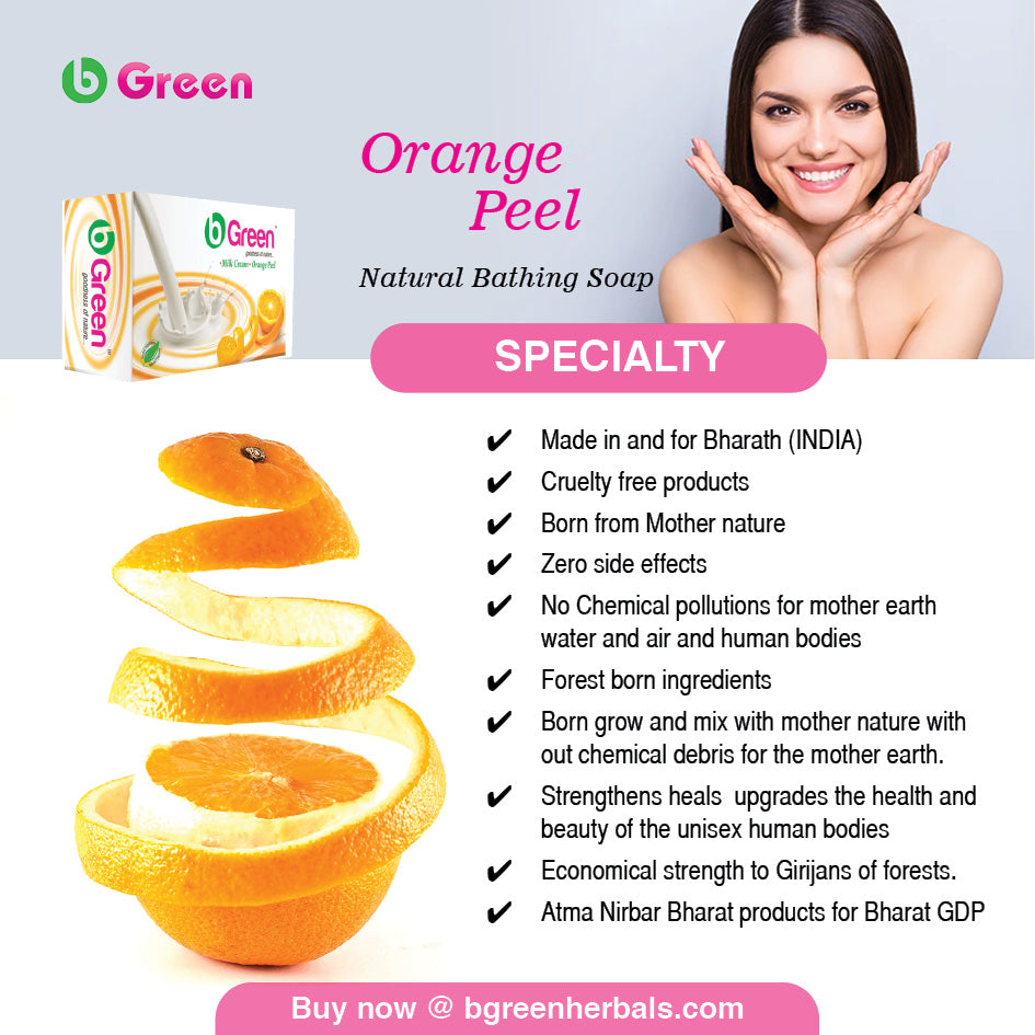 BGreen Orange Peel Soap