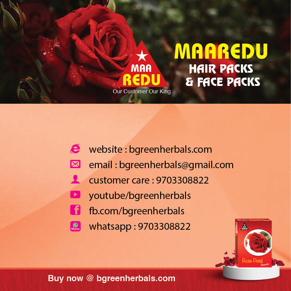 MaaRedu Rose Petals Face Pack Powder