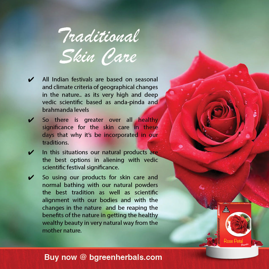 MaaRedu Rose Petals Face Pack Powder