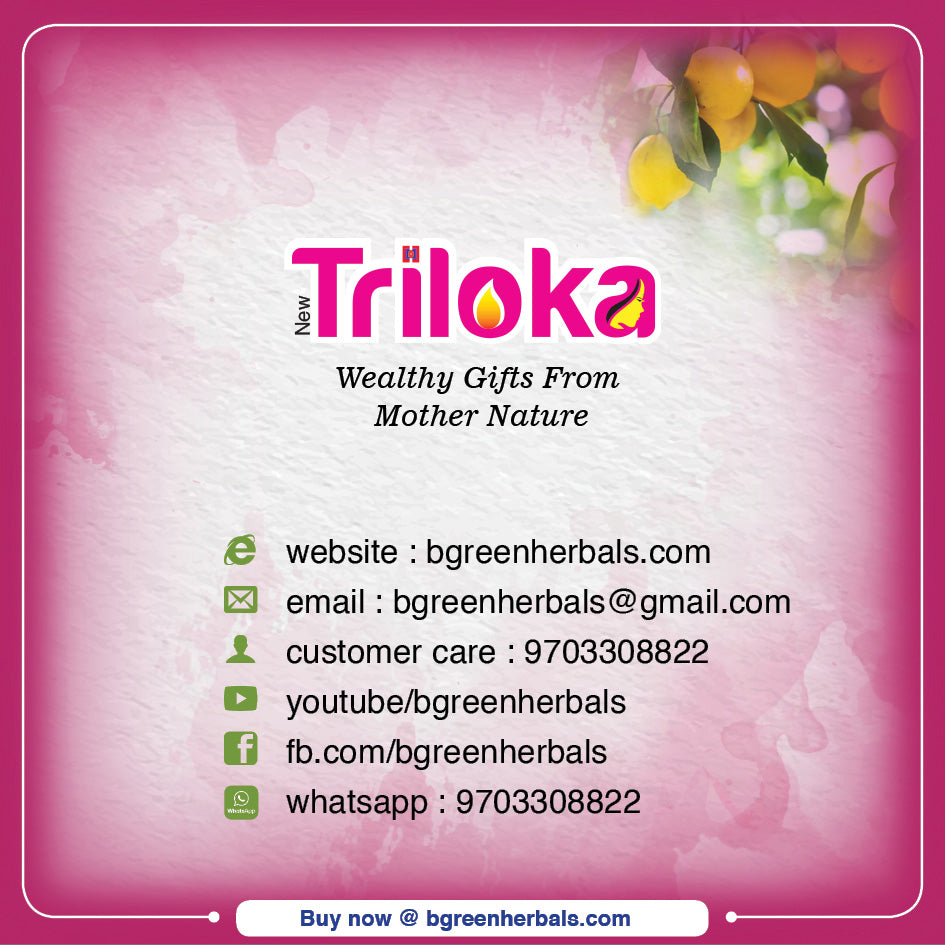 Triloka Anti Dandruff Special Head bathing powder