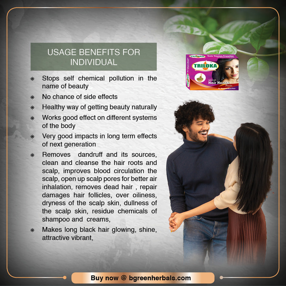 Triloka Hair Henna Powder