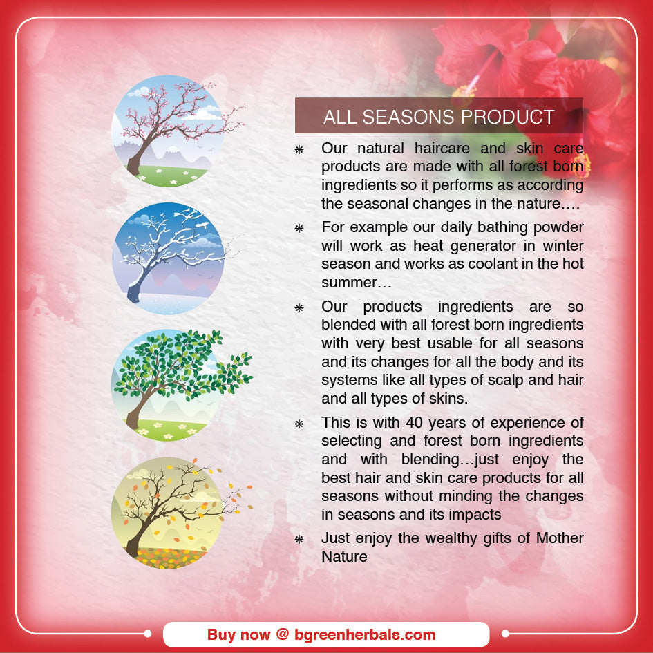 Triloka Hibiscus Head Bathing Powder
