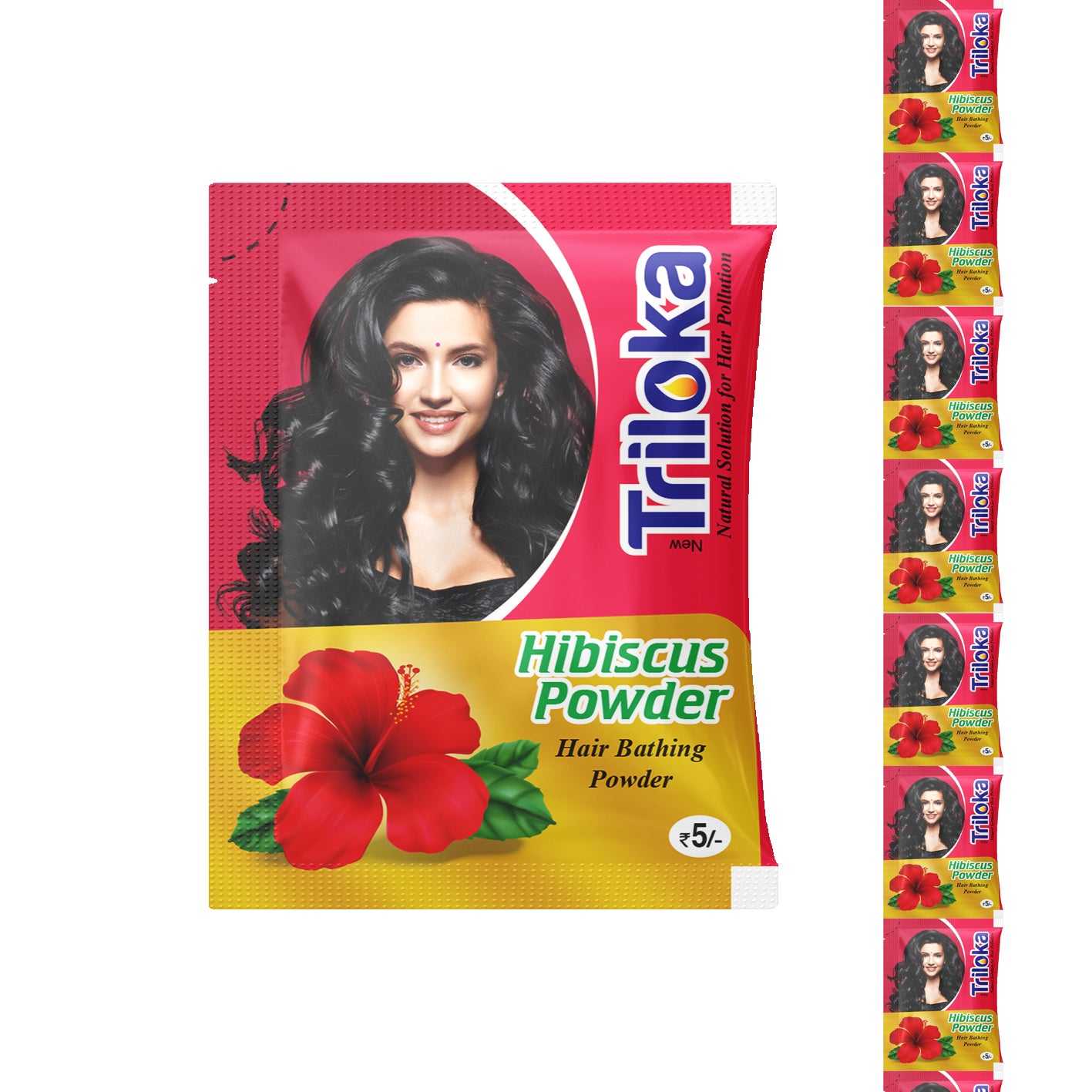Triloka Hibiscus Head Bathing Powder