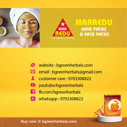 MaaRedu Orange Peel Natural Face Pack