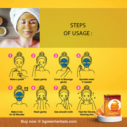 MaaRedu Orange Peel Natural Face Pack