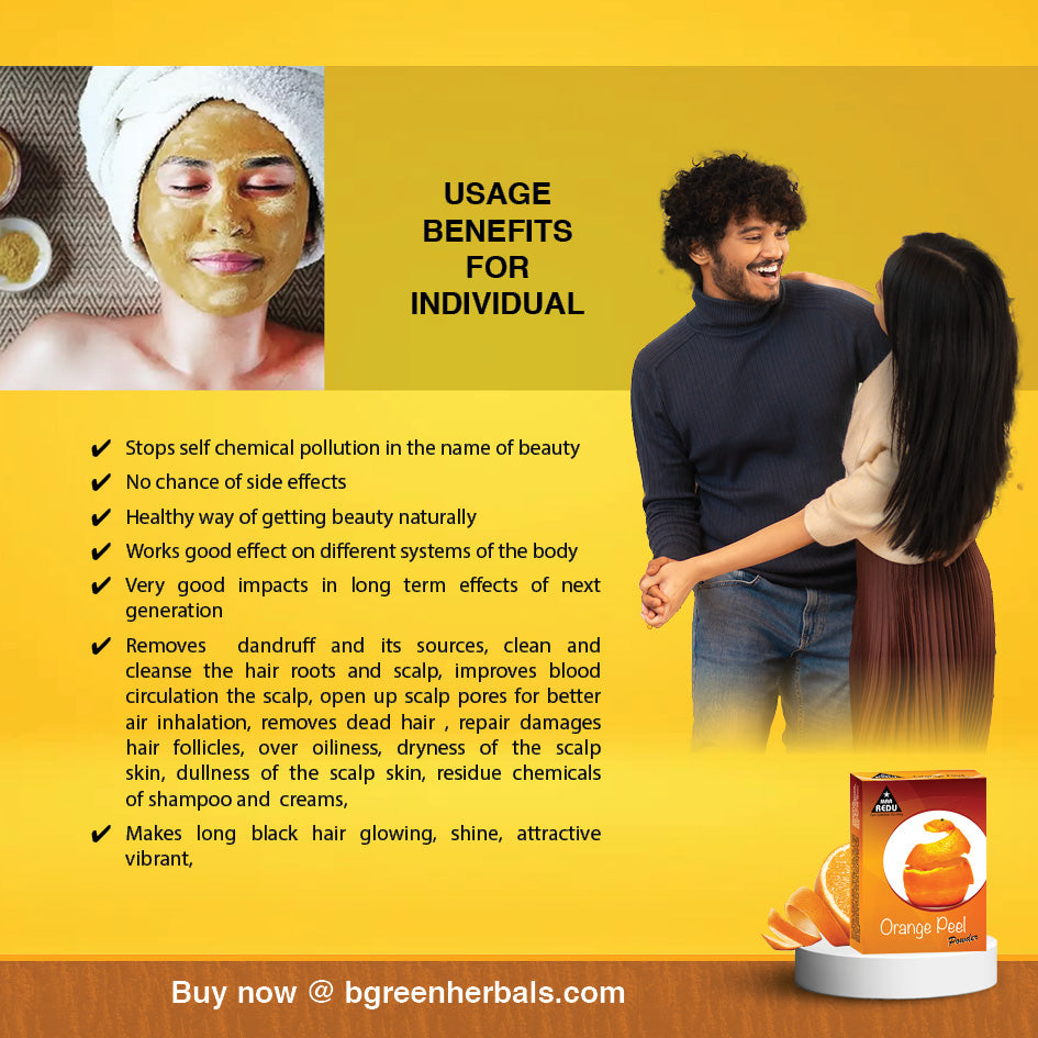 MaaRedu Orange Peel Natural Face Pack