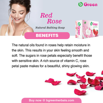 BGreen Rose Petal Soap