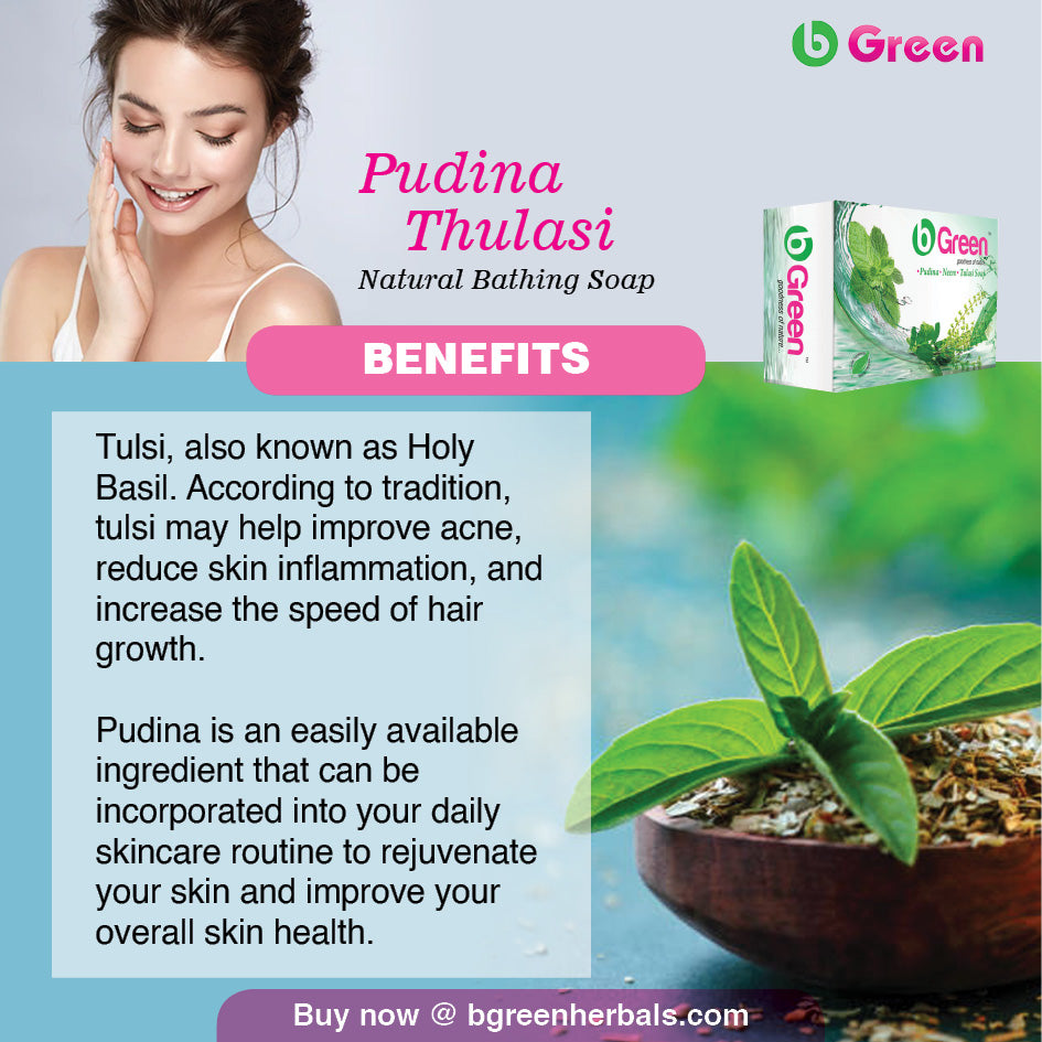 BGreen Pudina & Tulasi Soap