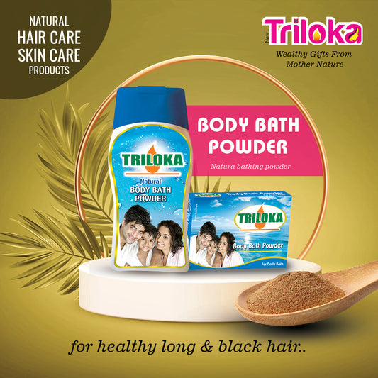 Triloka Body Bath Powder