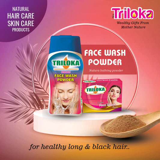 Triloka Face Wash Powder