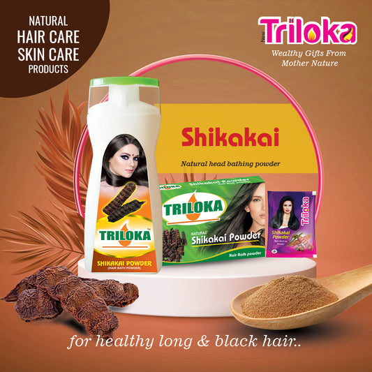 Triloka Shikakai Head Bathing Powder