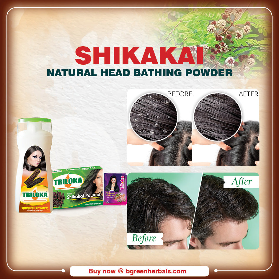 Triloka Shikakai Head Bathing Powder